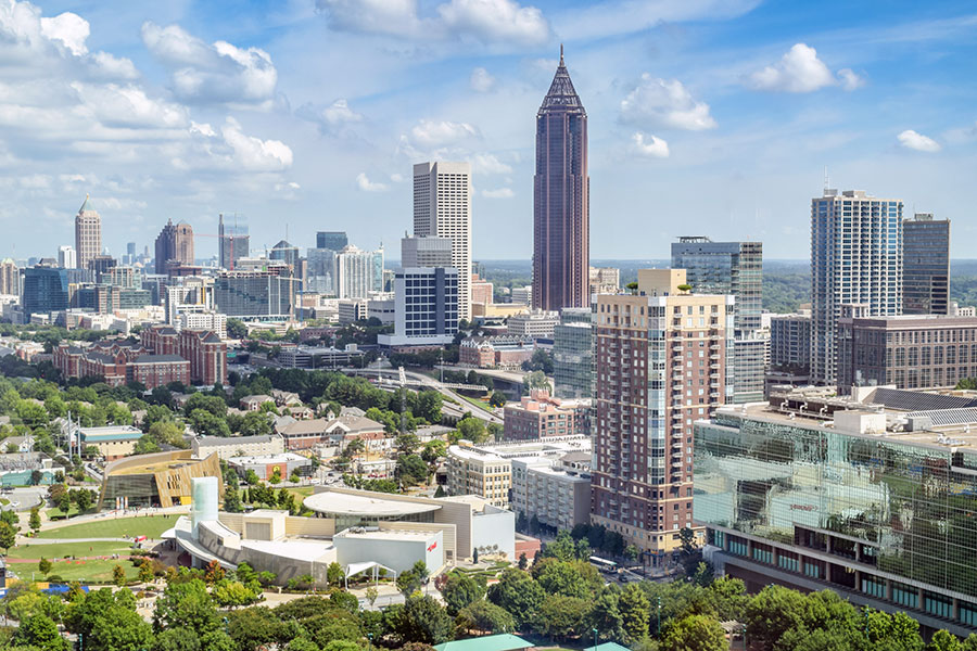 View of Atlanta GA