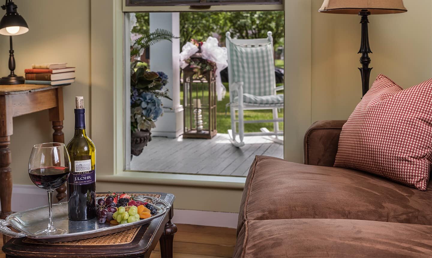 Sitting Area of the King Suite in the Pack House