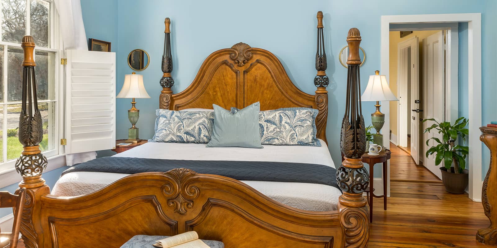 Ornate Bed in Martha Edward Suite