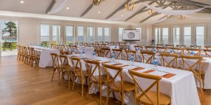 The Corporate Meeting Room at The Links at Mulberry Hill , overlooking the Albemarle Sound