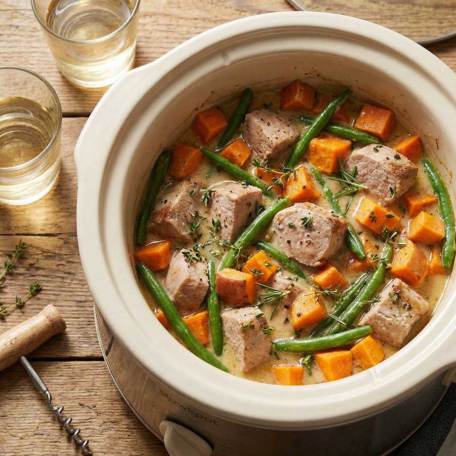 Pork crockpot dinner